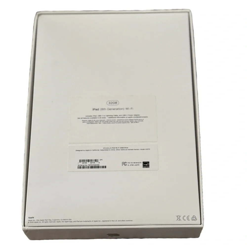 Apple White iPad Empty Box